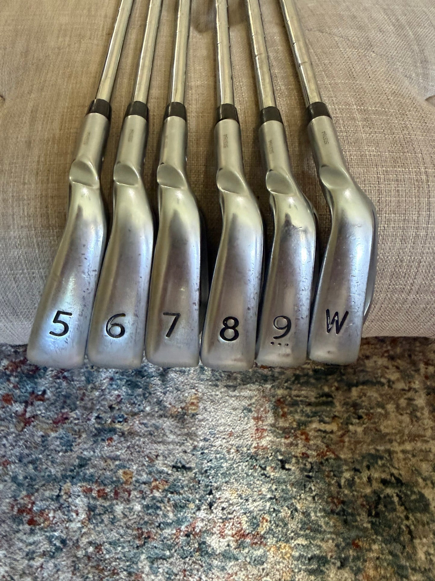 Ping i20 Iron Set 5-PW Purple Dot CFS Extra Stiff Flex +1/2" NICE