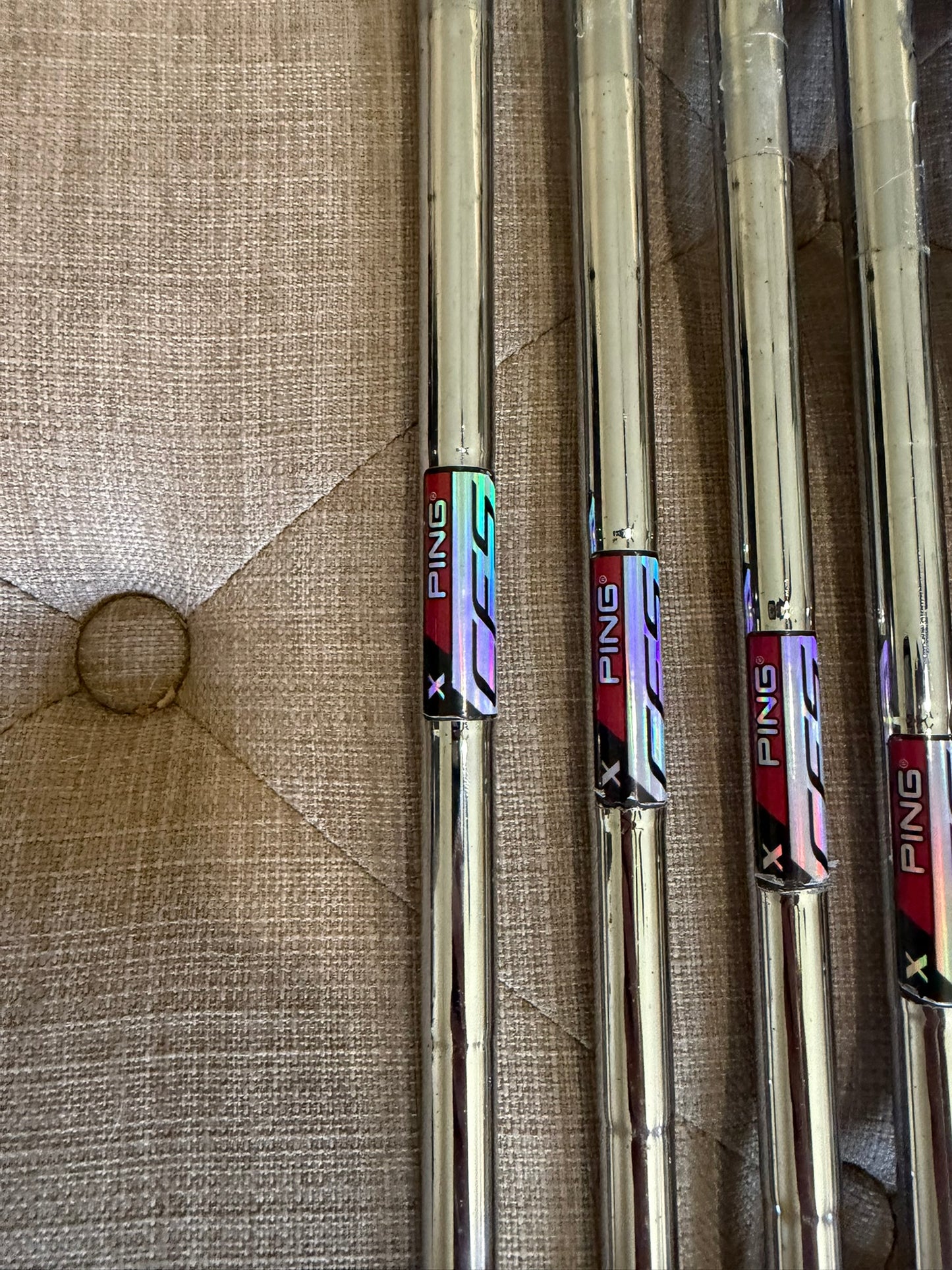 Ping i20 Iron Set 5-PW Purple Dot CFS Extra Stiff Flex +1/2" NICE