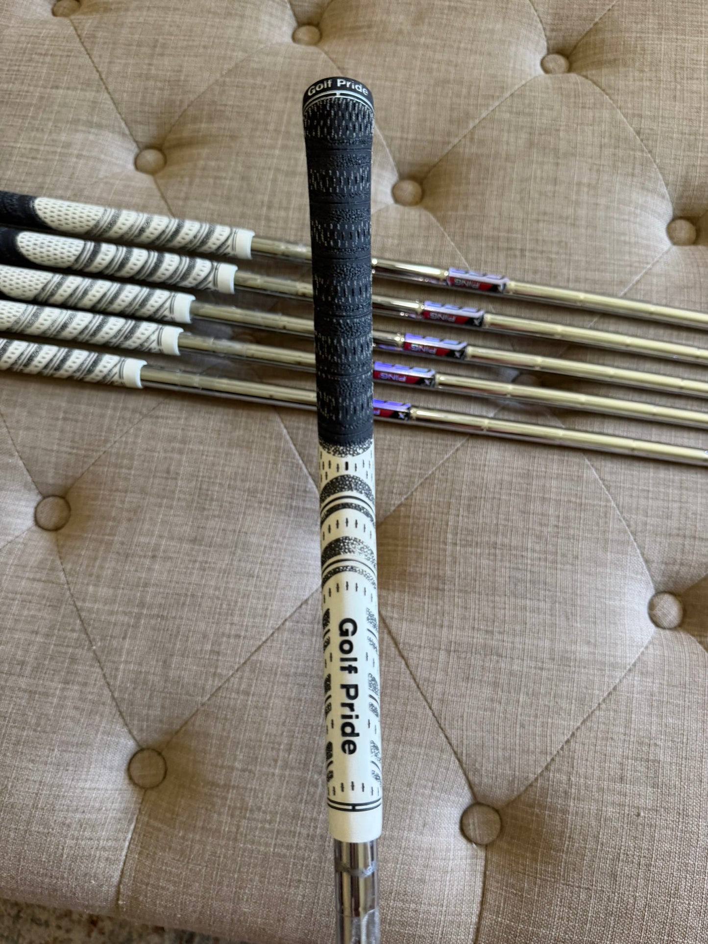 Ping i20 Iron Set 5-PW Purple Dot CFS Extra Stiff Flex +1/2" NICE