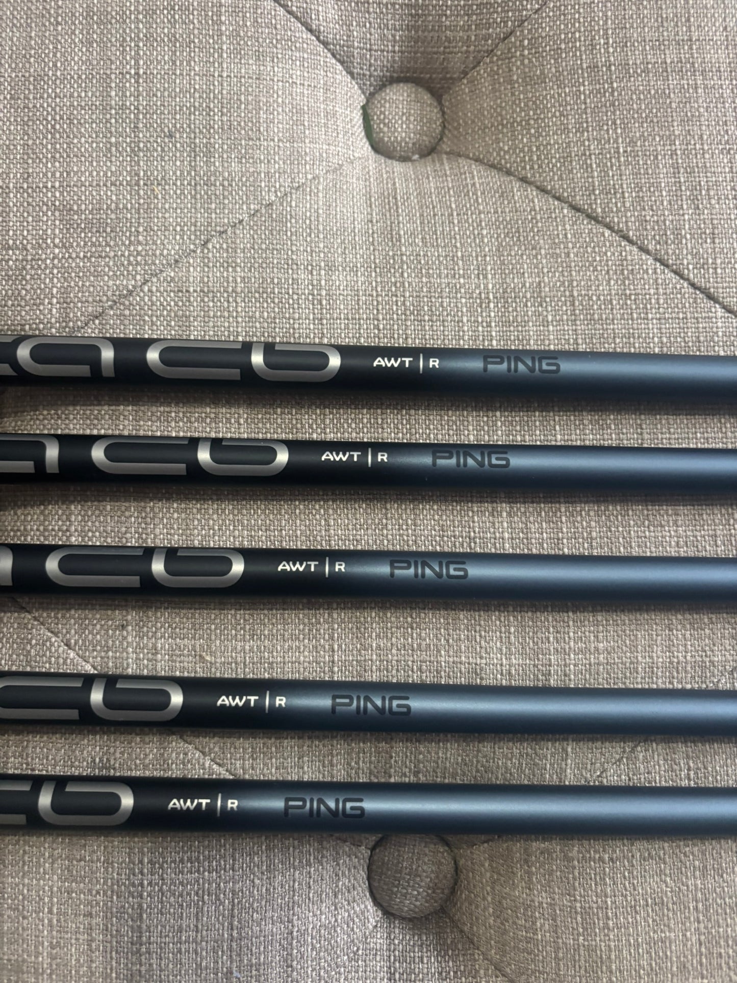 Ping G425 Iron Set 6-PW Black Dot Alta CB AWT Regular Flex +1/2″ MINT