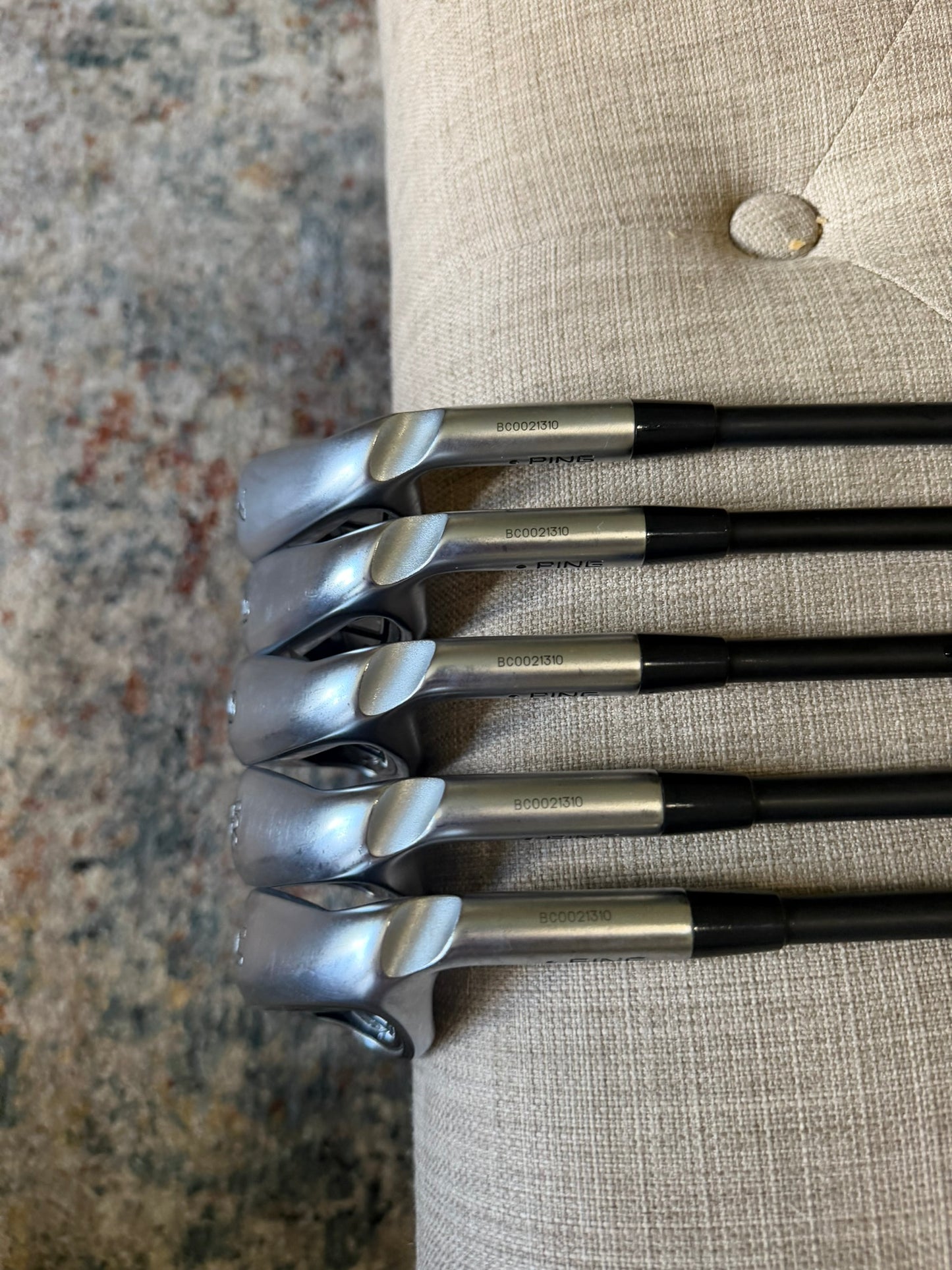 Ping G730 Iron Set 7-UW Black Dot Alta CB AWT Regular Flex +1/4" NICE