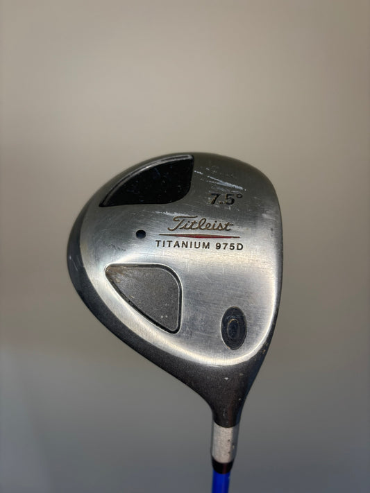 Photo of Titleist 975 D Driver 7.5° Stiff Flex Prolaunch Blue 65S