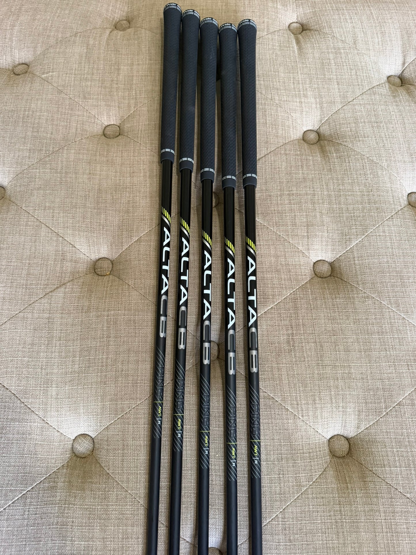 Ping G730 Iron Set 7-UW Black Dot Alta CB AWT Regular Flex +1/4" NICE
