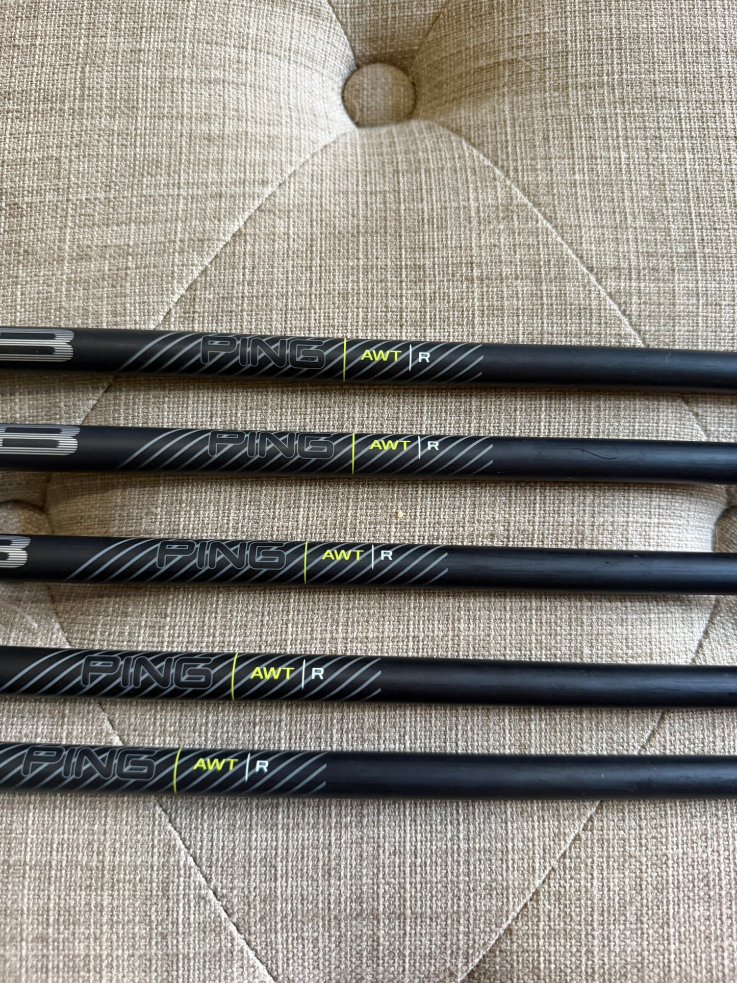 Ping G730 Iron Set 7-UW Black Dot Alta CB AWT Regular Flex +1/4" NICE