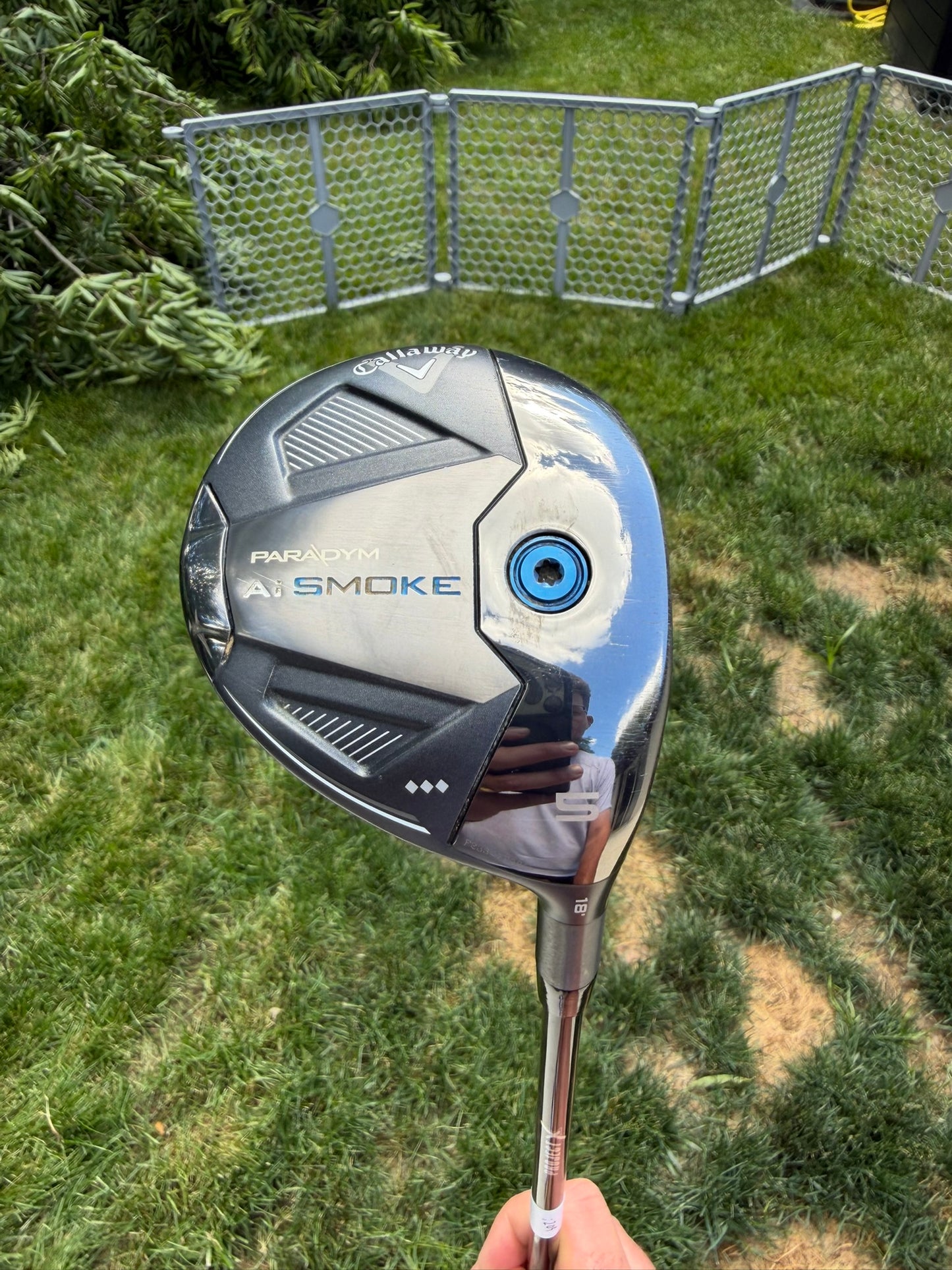 Callaway Paradym Ai Smoke Triple Diamond 5-Wood 18° Denali X Stiff 42.5" NICE
