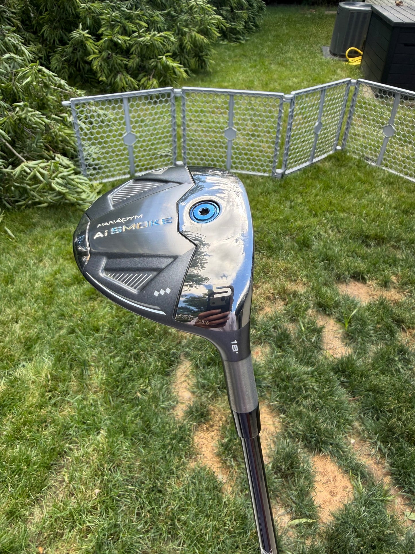 Callaway Paradym Ai Smoke Triple Diamond 5-Wood 18° Denali X Stiff 42.5" NICE
