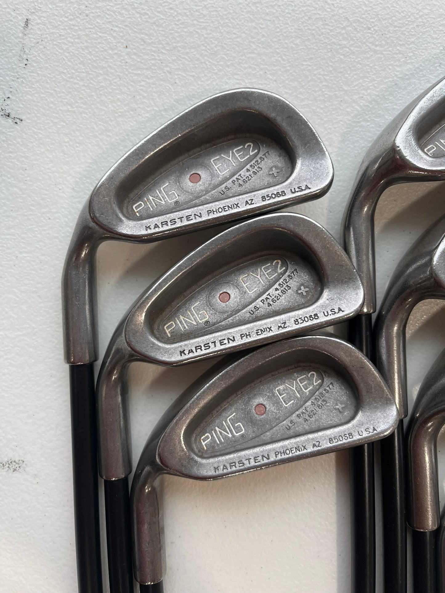 Ping Eye 2 + Plus Iron Set 4-PW Brown Dot Aldila Regular Flex Lefty +1/2″ NICE