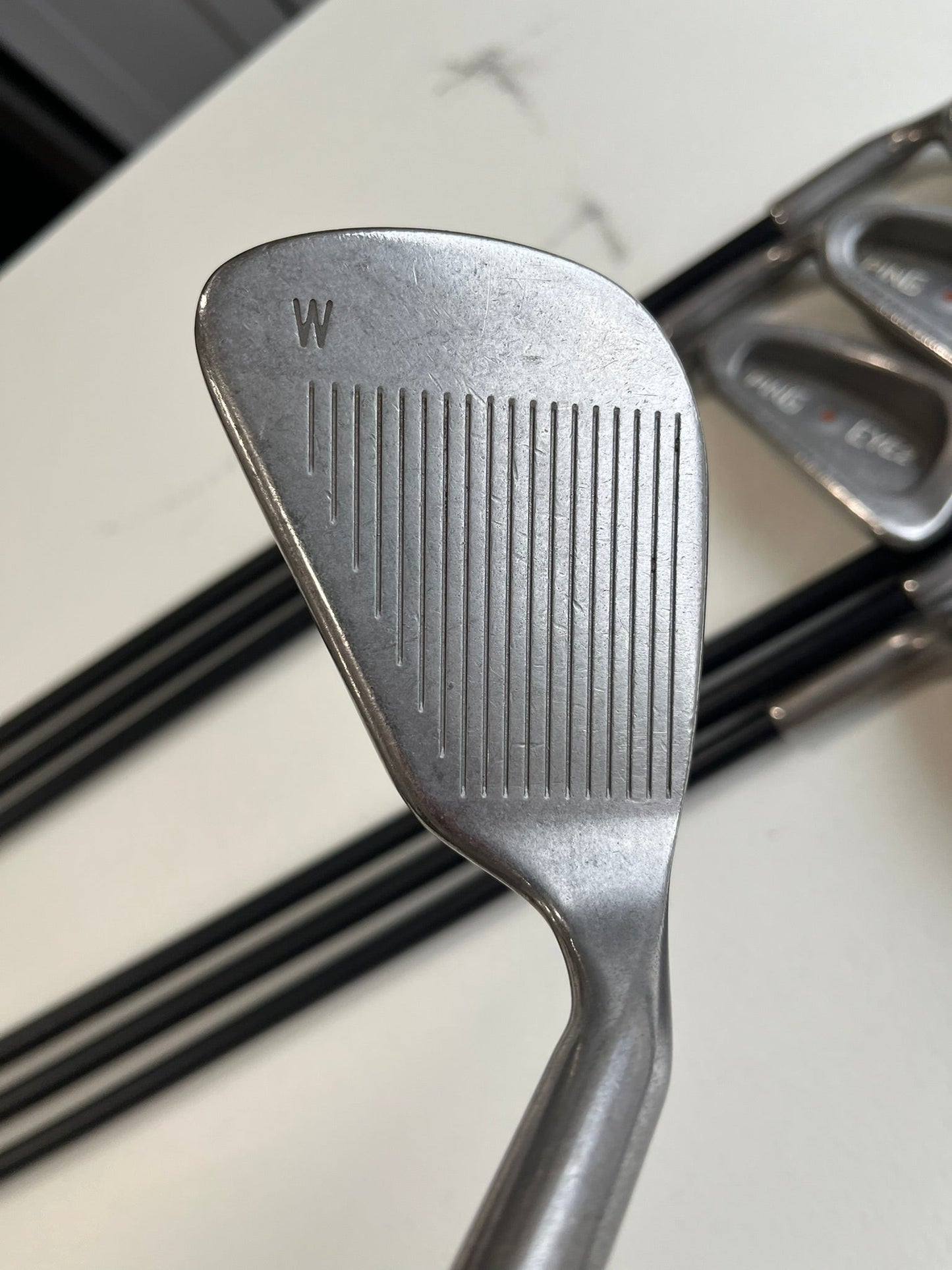 Ping Eye 2 + Plus Iron Set 4-PW Brown Dot Aldila Regular Flex Lefty +1/2″ NICE