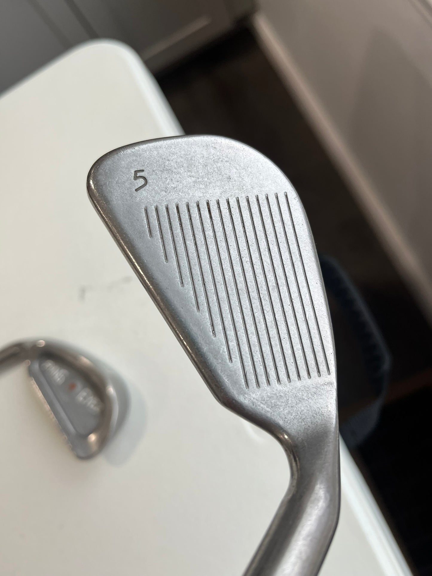 Ping Eye 2 + Plus Iron Set 4-PW Brown Dot Aldila Regular Flex Lefty +1/2″ NICE