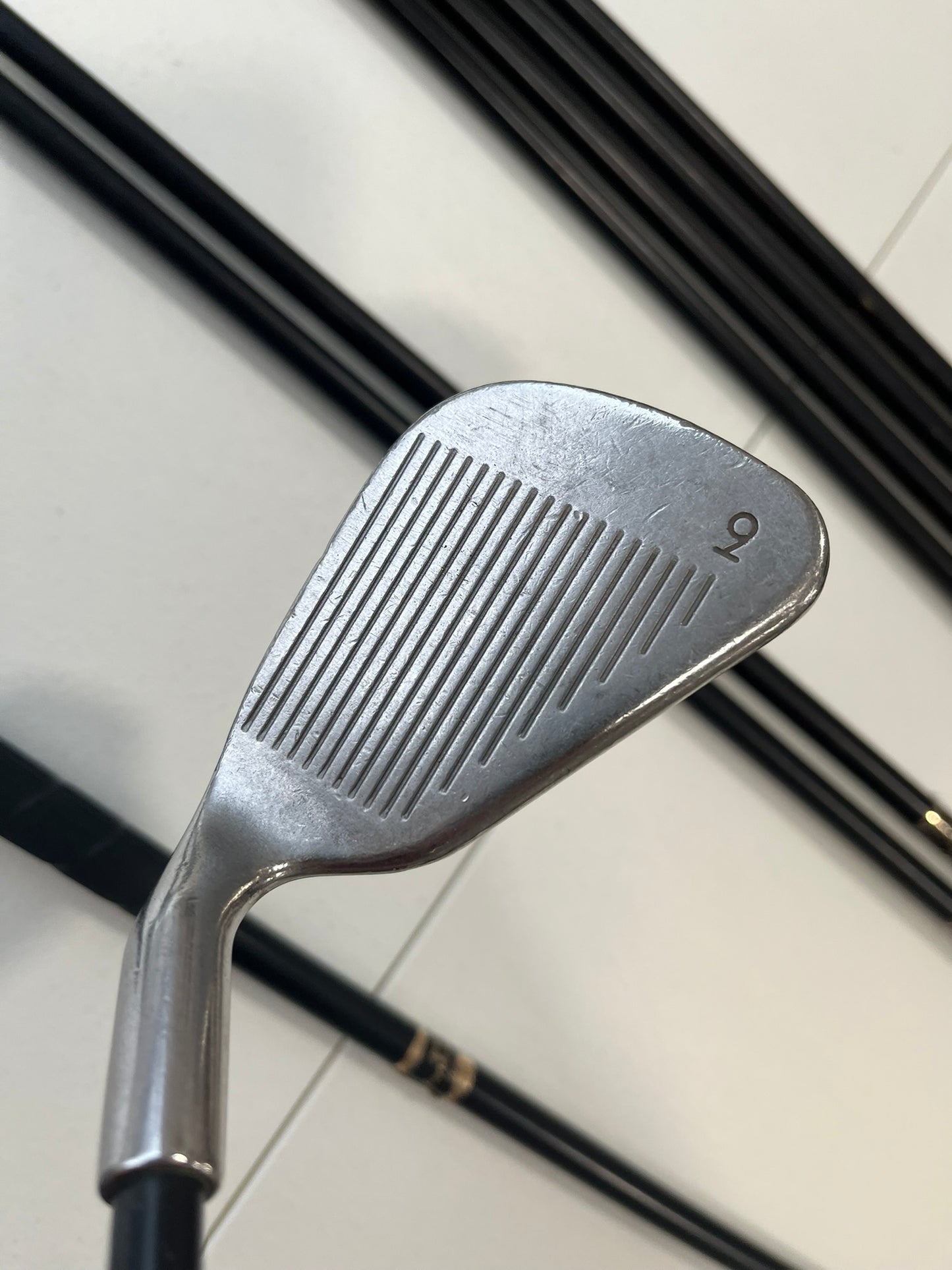 Ping Eye 2 Iron Set 3-PW Black Dot Aldila Stiff Flex +1.75″ NICE