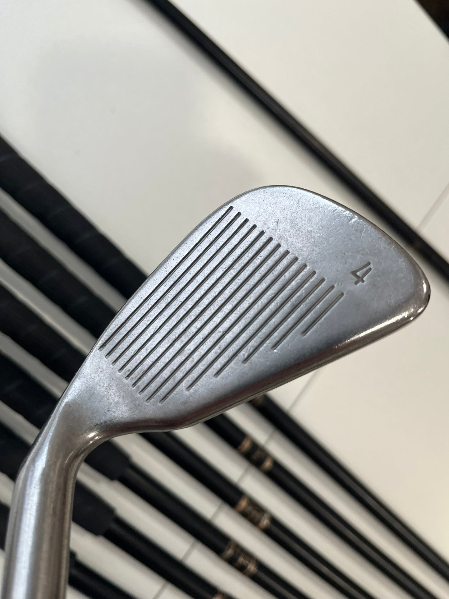 Ping Eye 2 Iron Set 3-PW Black Dot Aldila Stiff Flex +1.75″ NICE