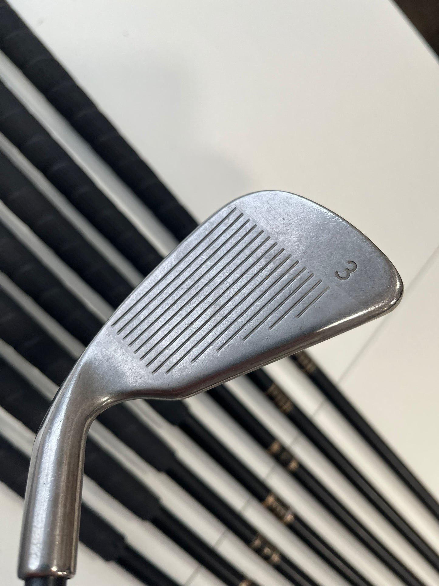 Ping Eye 2 Iron Set 3-PW Black Dot Aldila Stiff Flex +1.75″ NICE