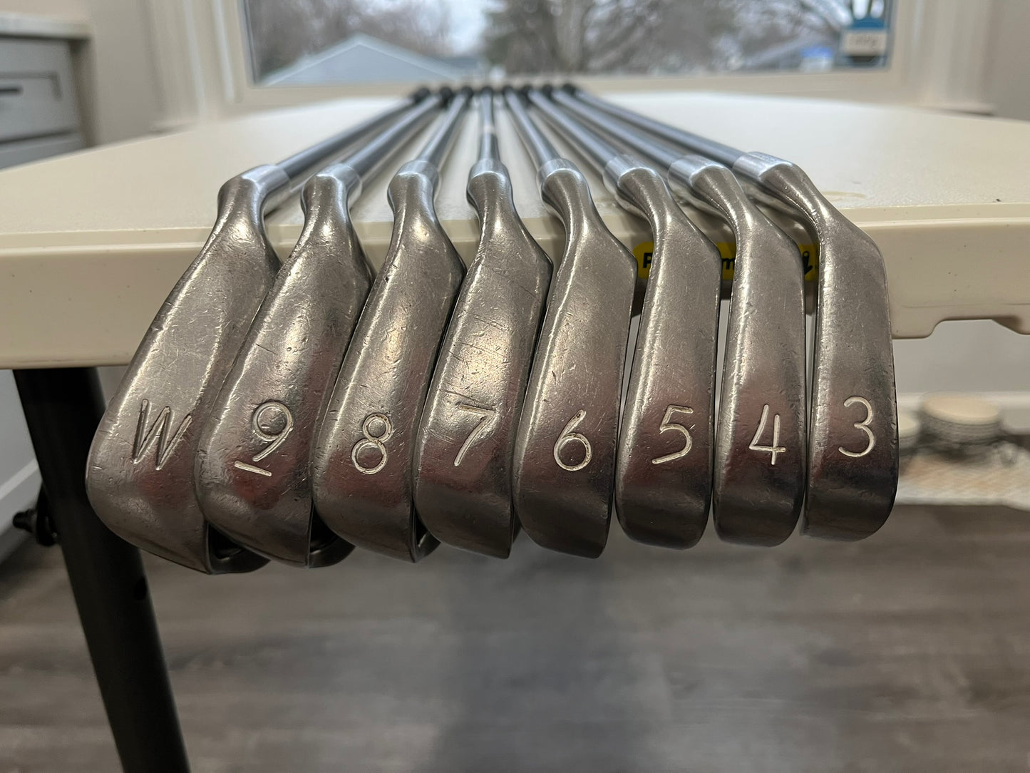 Ping Eye 2 Iron Set 3-PW Black Dot Aldila Stiff Flex +1.75″ NICE