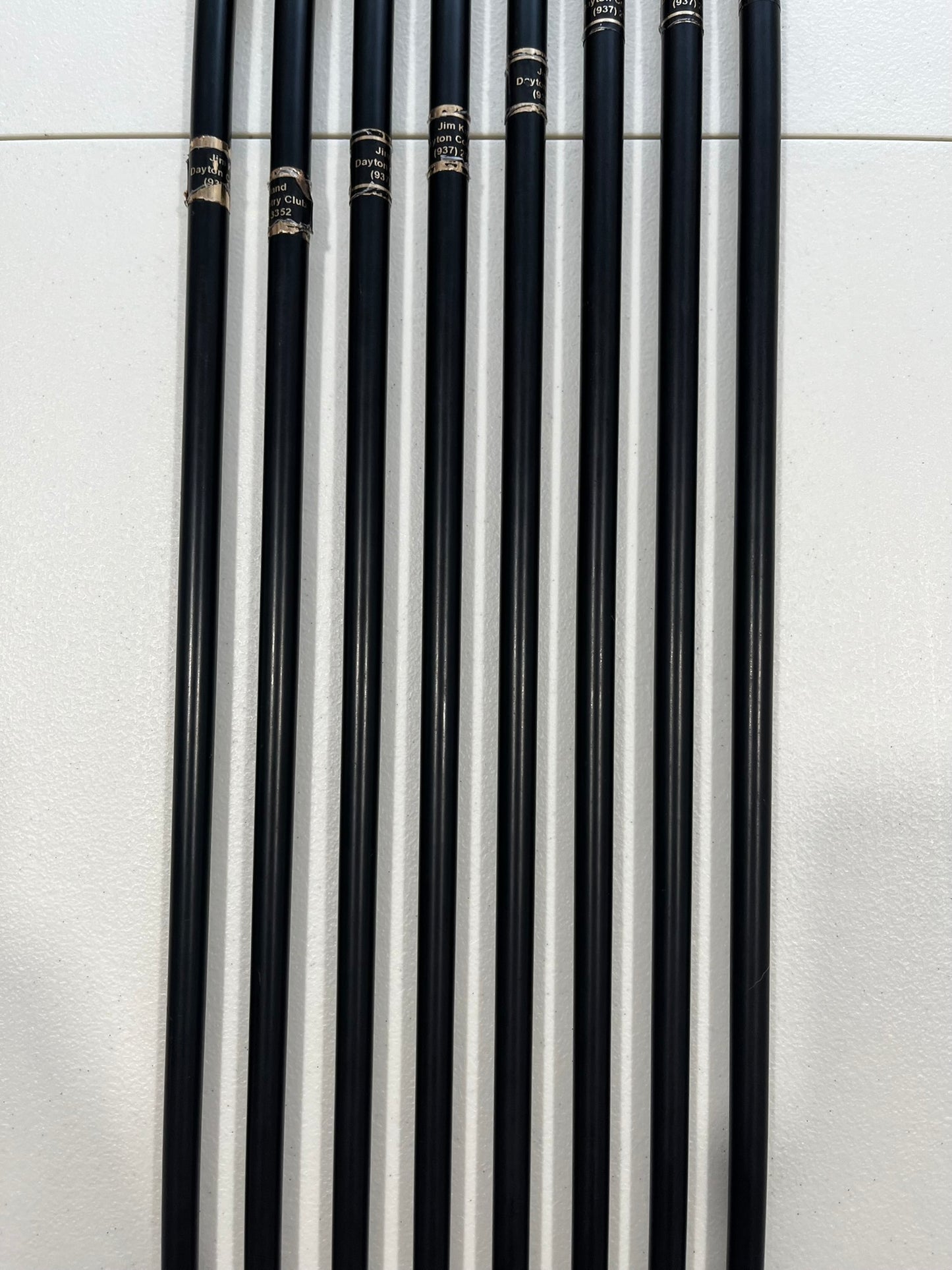 Ping Eye 2 Iron Set 3-PW Black Dot Aldila Stiff Flex +1.75″ NICE