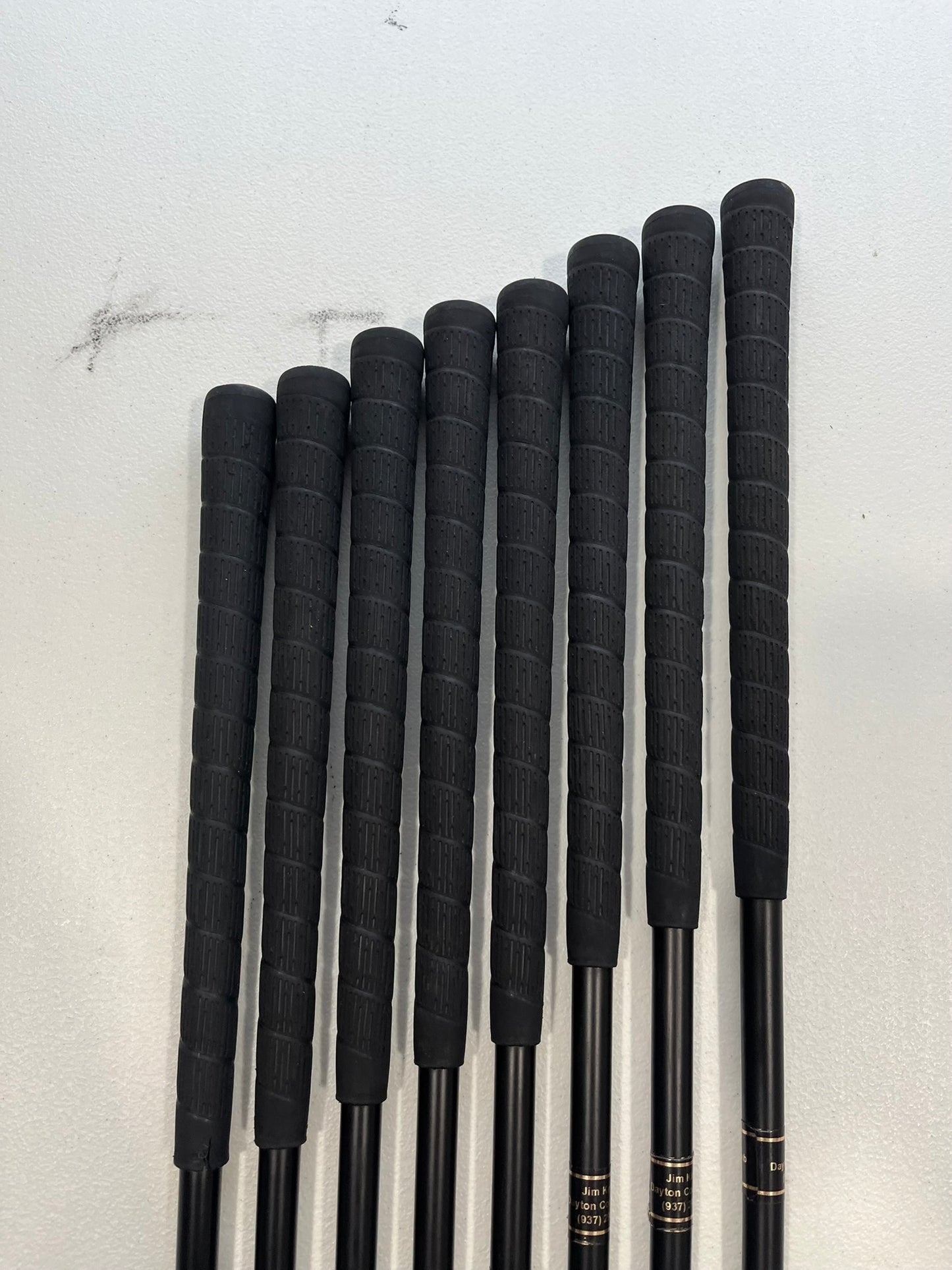 Ping Eye 2 Iron Set 3-PW Black Dot Aldila Stiff Flex +1.75″ NICE