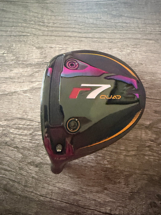 TaylorMade r7 Quad Mini Driver 11.5° Lefty Head Only NICE