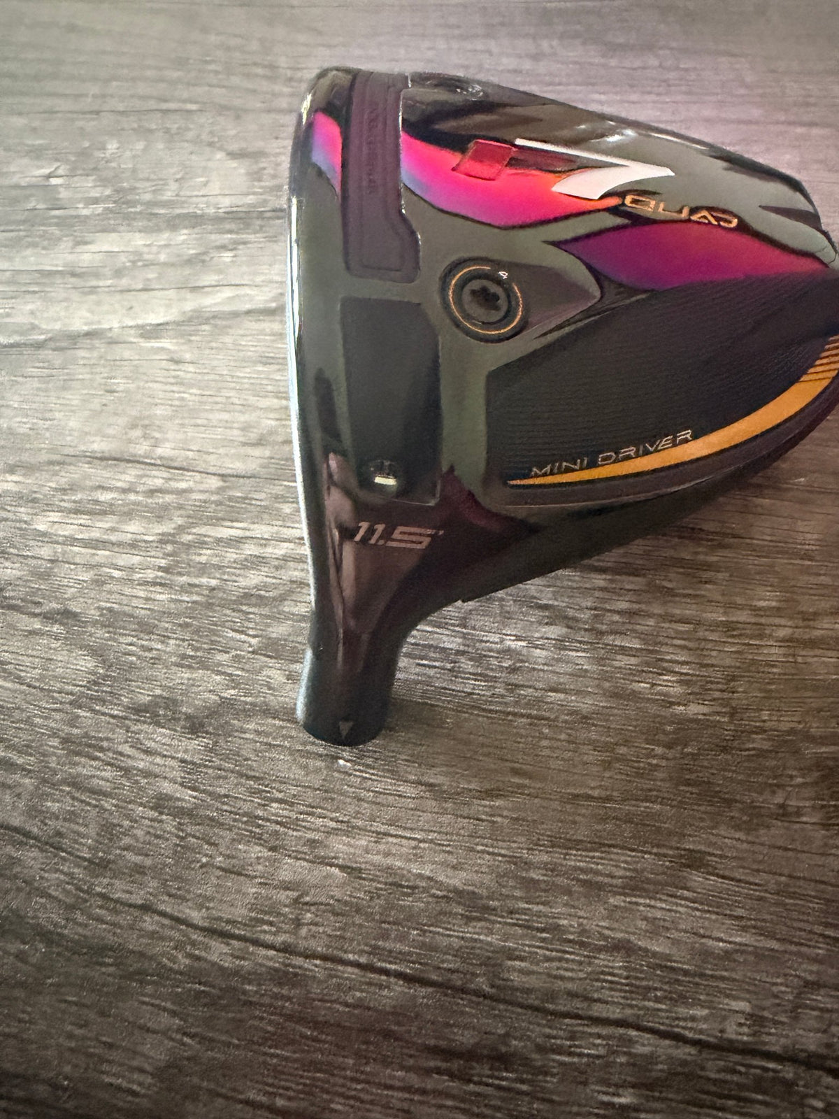 TaylorMade r7 Quad Mini Driver 11.5° Lefty Head Only NICE — photo 3