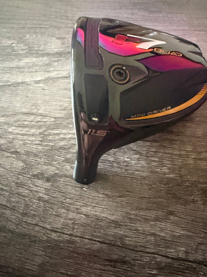 TaylorMade r7 Quad Mini Driver 11.5° Lefty Head Only NICE — photo 3