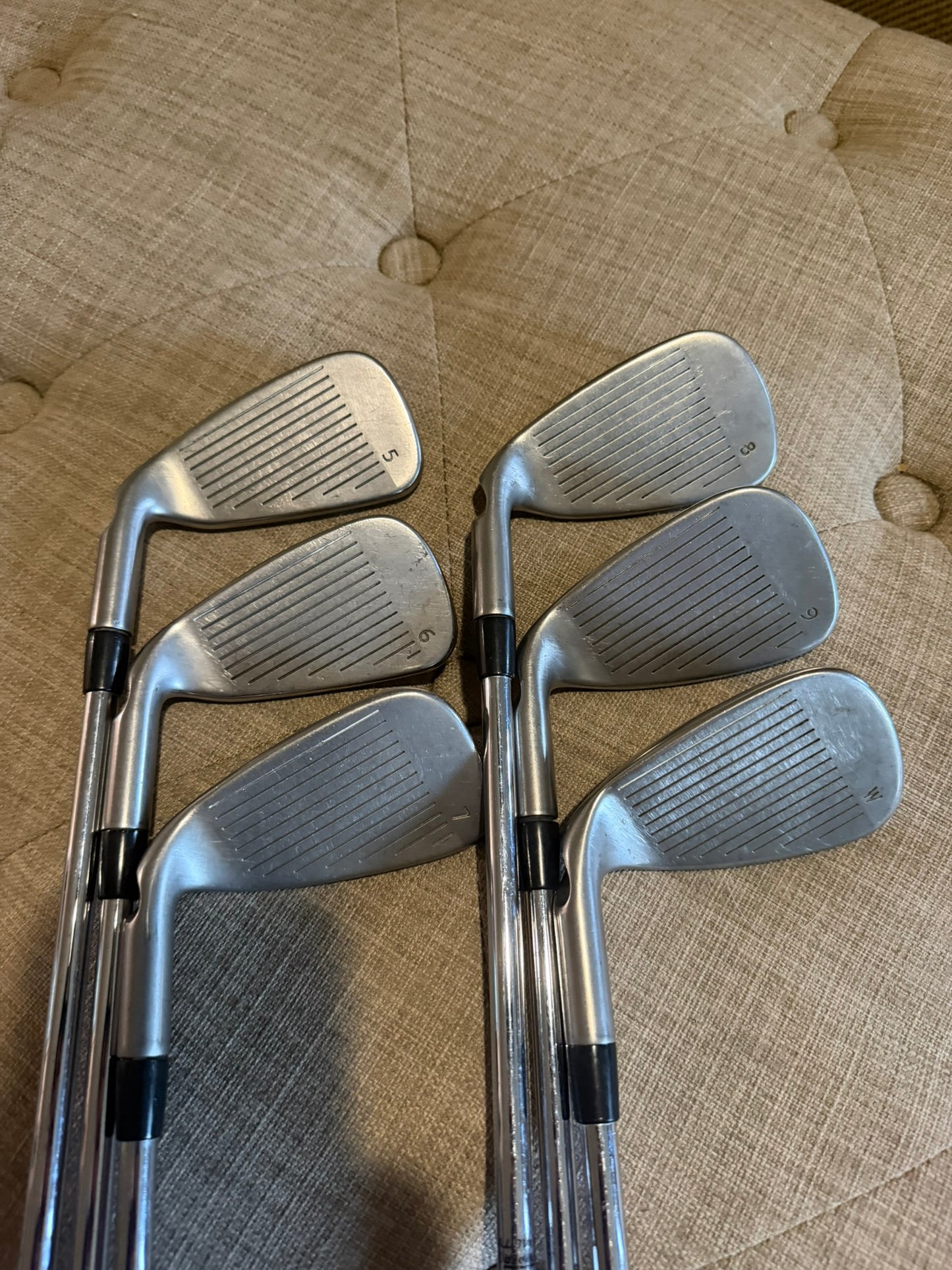 Ping 2016 G Iron Set 5-PW White Dot XP 95 S300 Stiff Flex +3/4" NICE