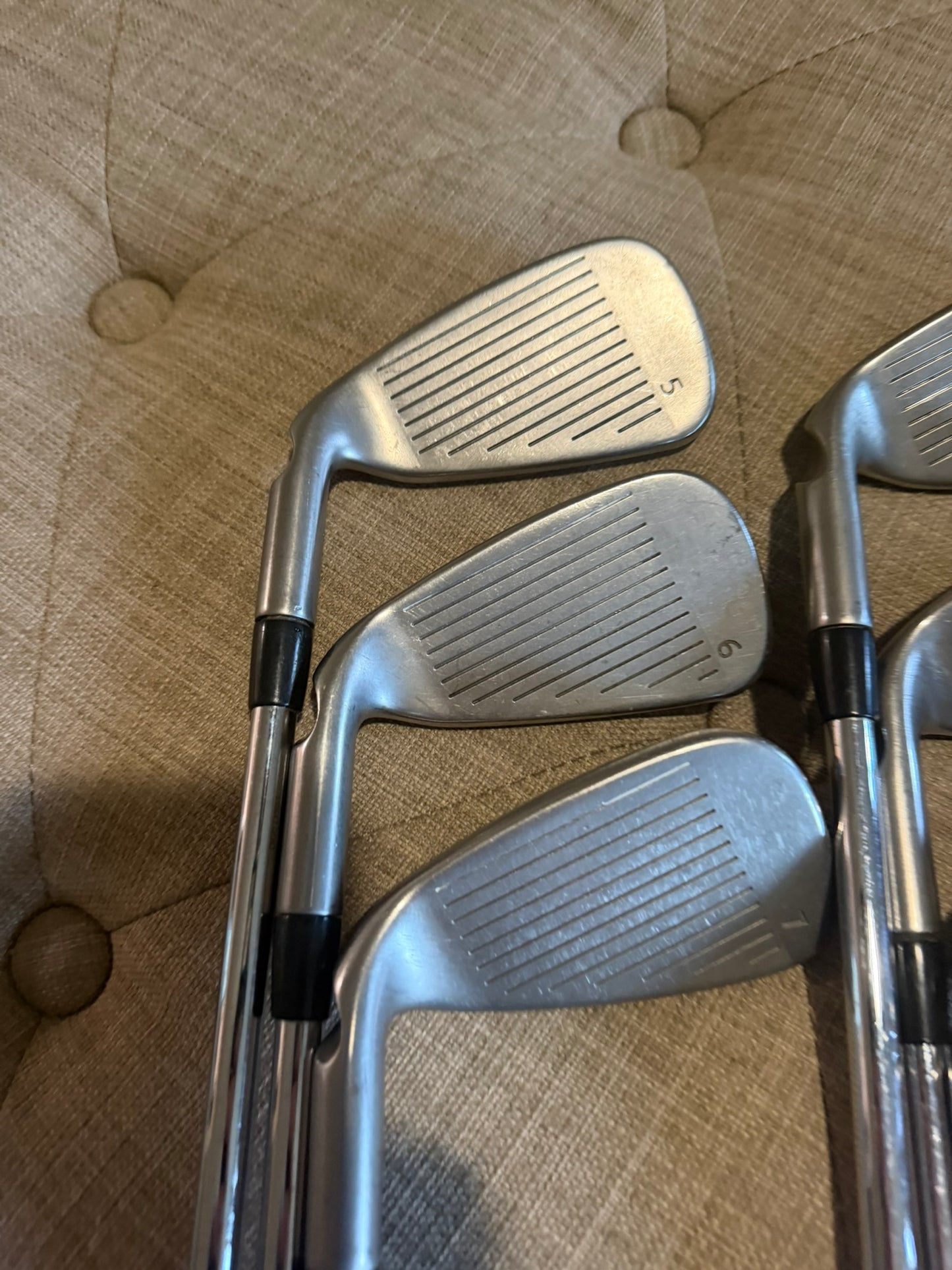 Ping 2016 G Iron Set 5-PW White Dot XP 95 S300 Stiff Flex +3/4" NICE