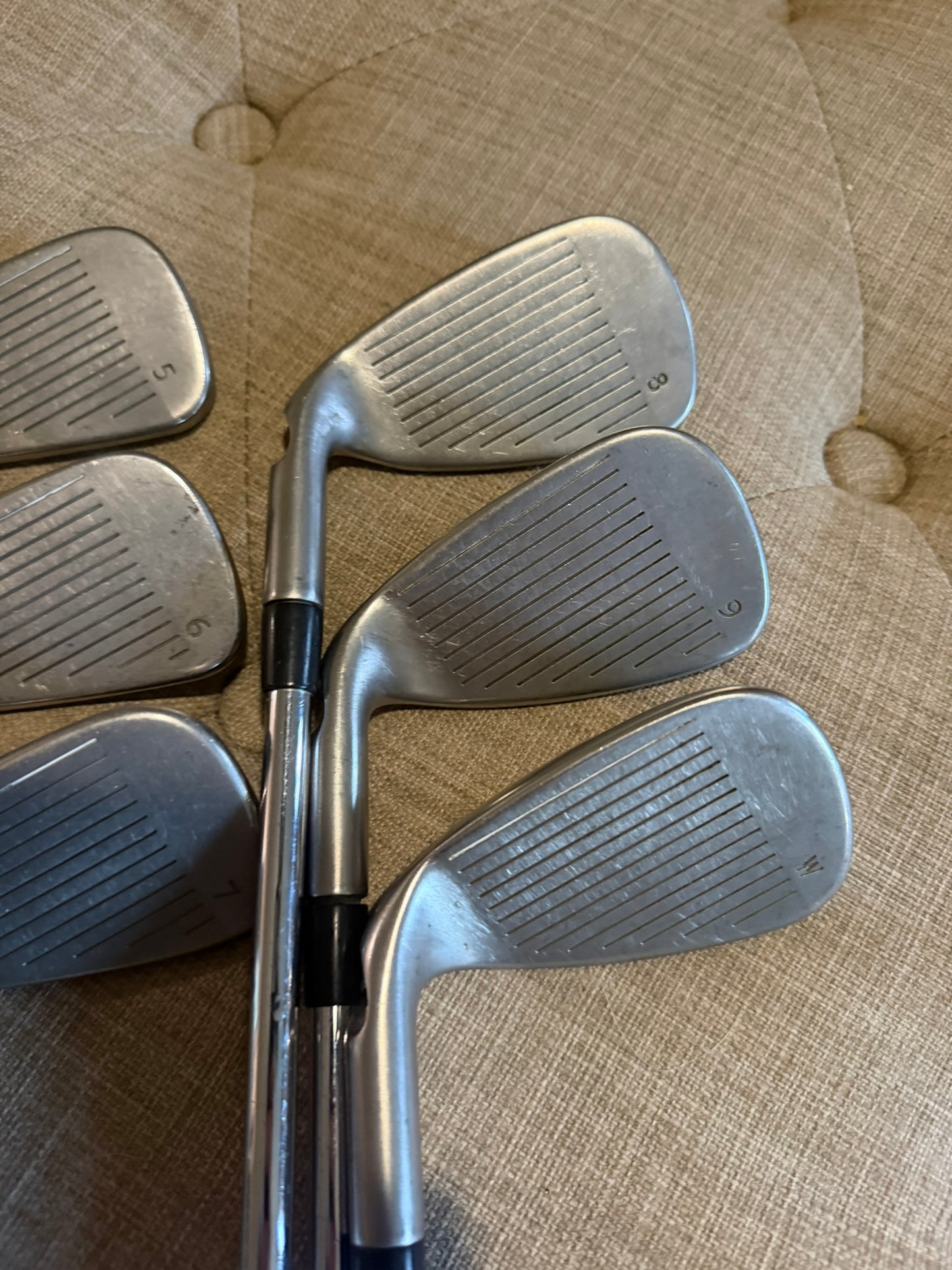 Ping 2016 G Iron Set 5-PW White Dot XP 95 S300 Stiff Flex +3/4" NICE
