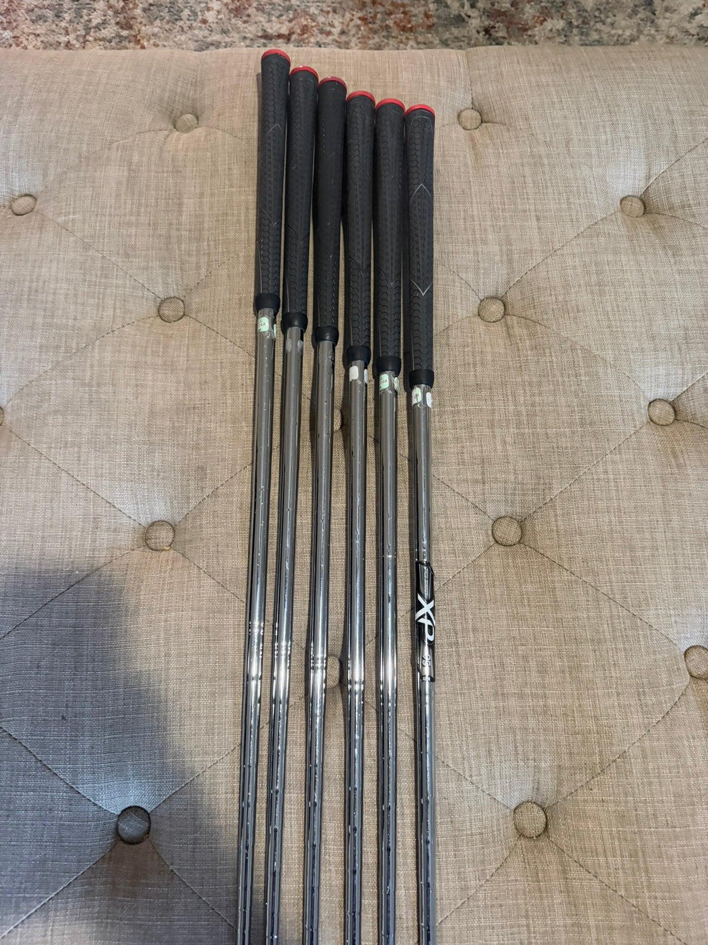 Ping 2016 G Iron Set 5-PW White Dot XP 95 S300 Stiff Flex +3/4" NICE