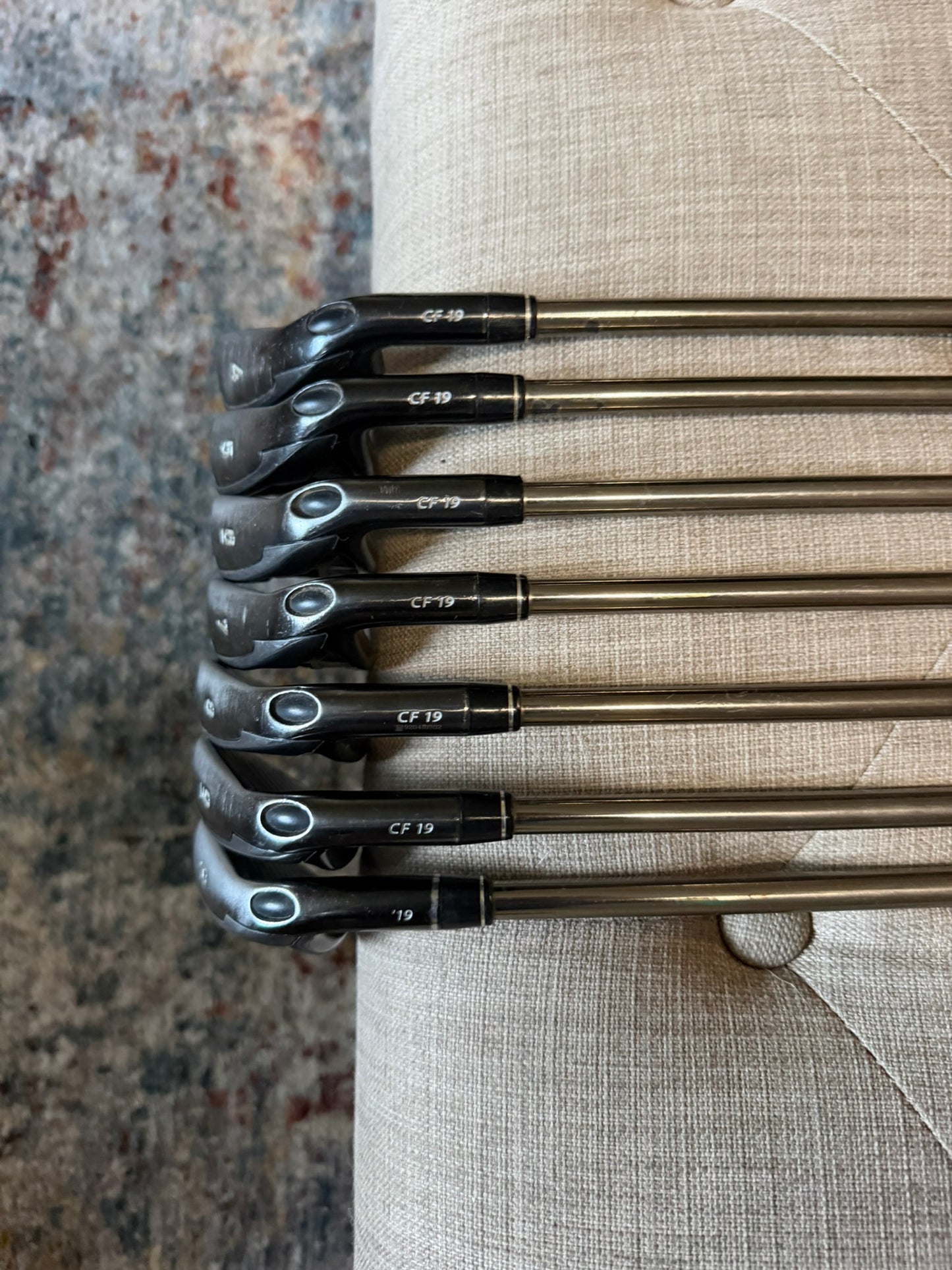 Callaway 2019 Big Bertha Iron Set 4-PW Recoil ESX F2 Senior Flex Standard READ