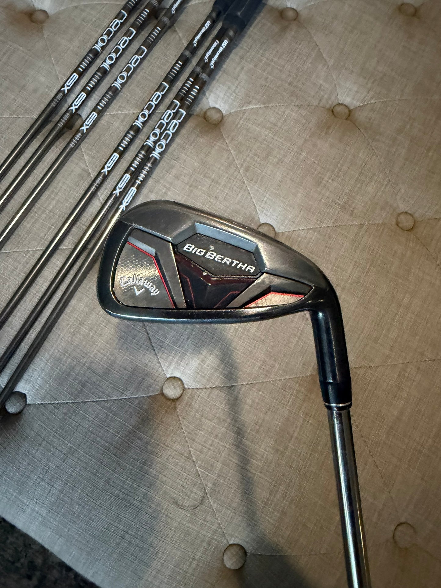 Callaway 2019 Big Bertha Iron Set 4-PW Recoil ESX F2 Senior Flex Standard READ