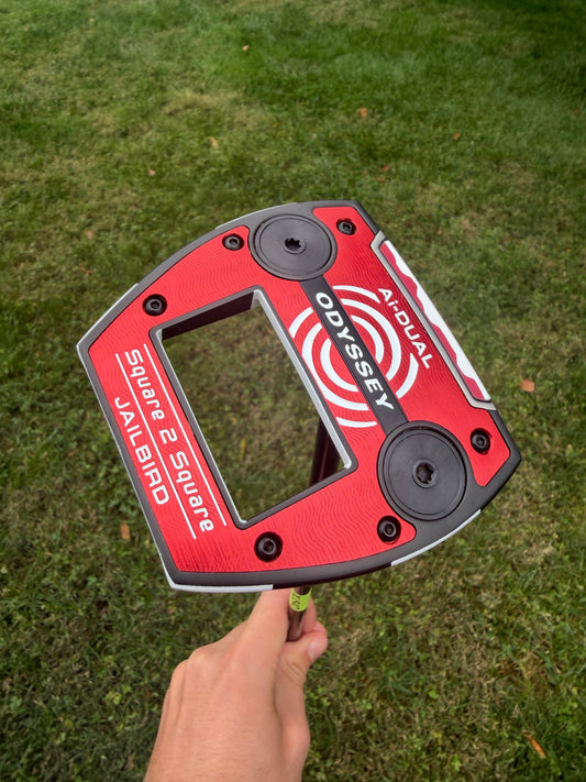 Odyssey Ai-DUAL Square 2 Square Jailbird Putter 33" +HC NICE