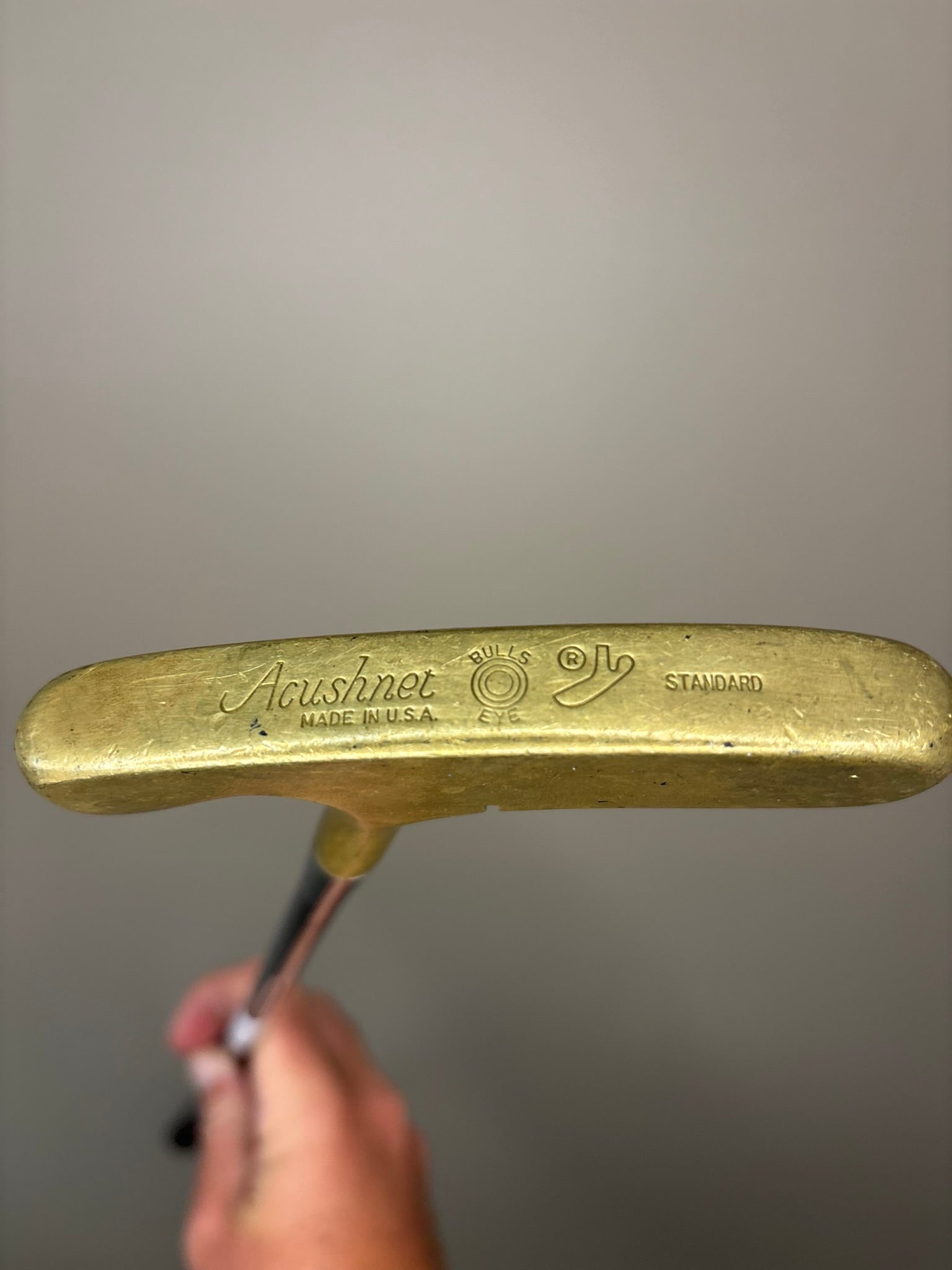 Photo of Vintage Acushnet Bulls Eye Standard Kroger Classic Putter