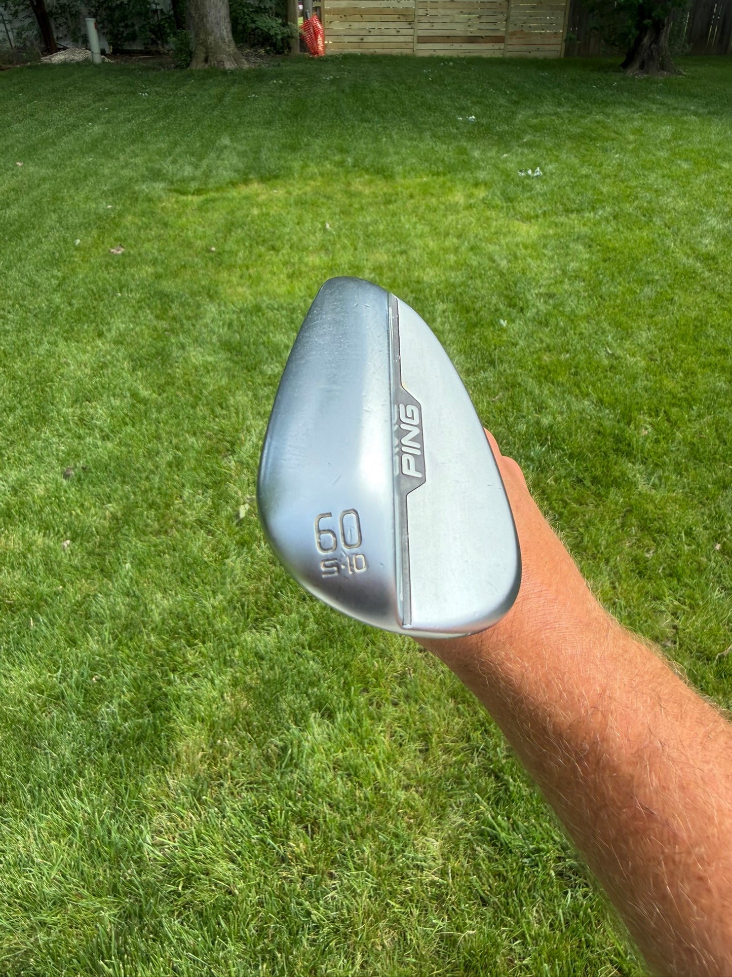 Ping s159 Chrome Lob Wedge 60° / 10 Black Dot AWT 2.0 Regular Flex 35.25" NICE