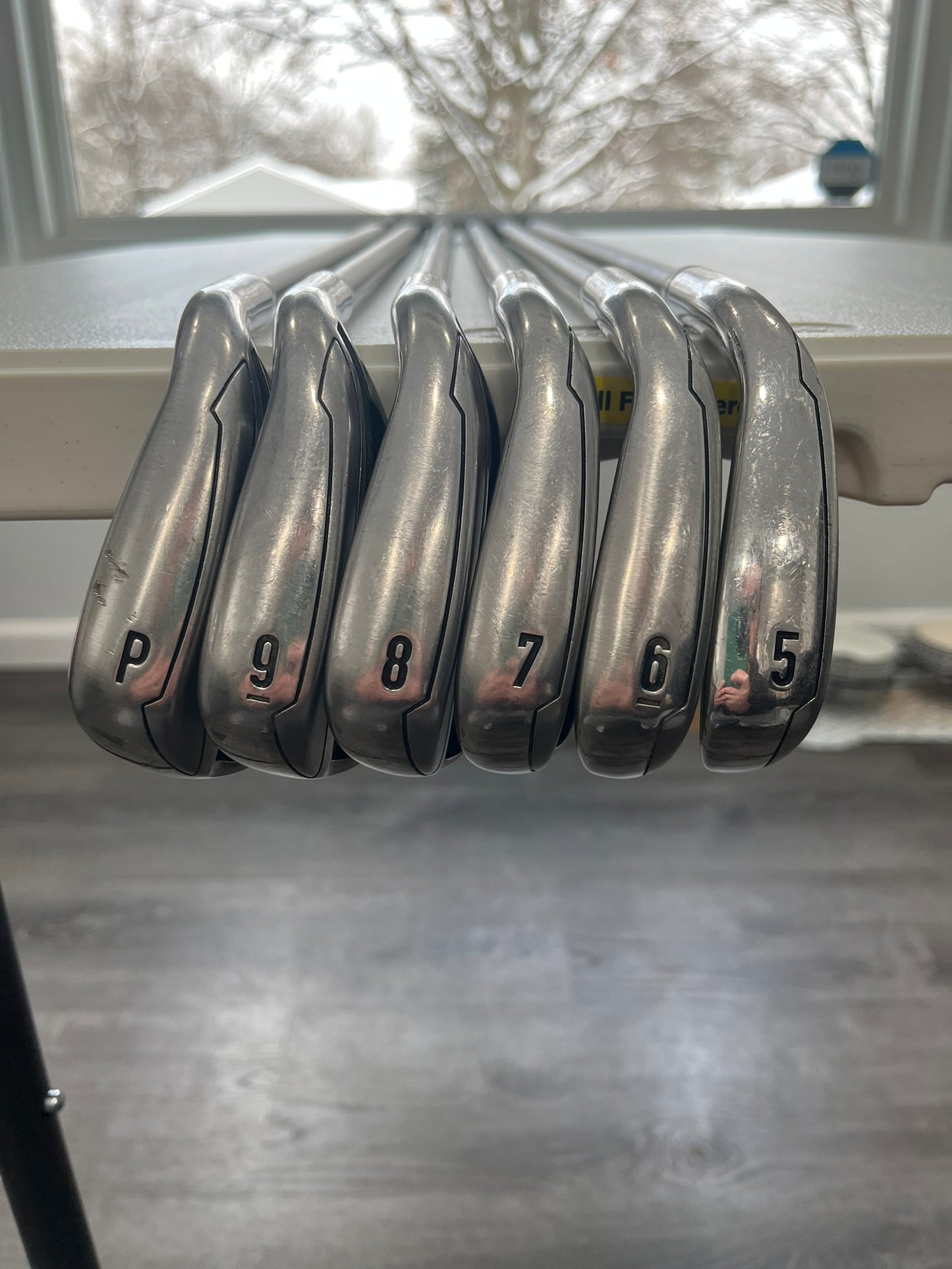 Callaway XR Iron Set 5-PW Fubuki AT 50 Senior Flex +1/4″ NICE