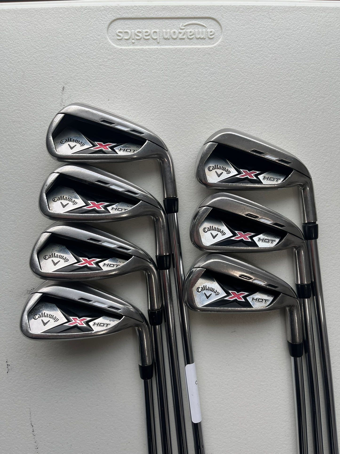 Callaway X Hot N14 Iron Set 4-PW Uniflex Regular Flex +2″ NICE