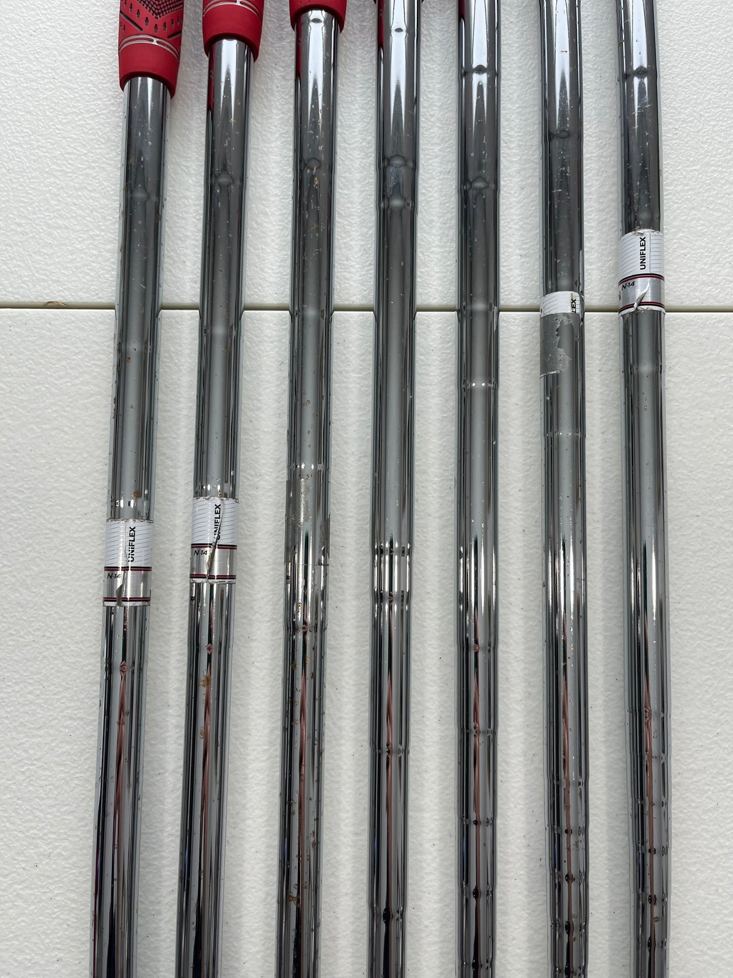 Callaway X Hot N14 Iron Set 4-PW Uniflex Regular Flex +2″ NICE