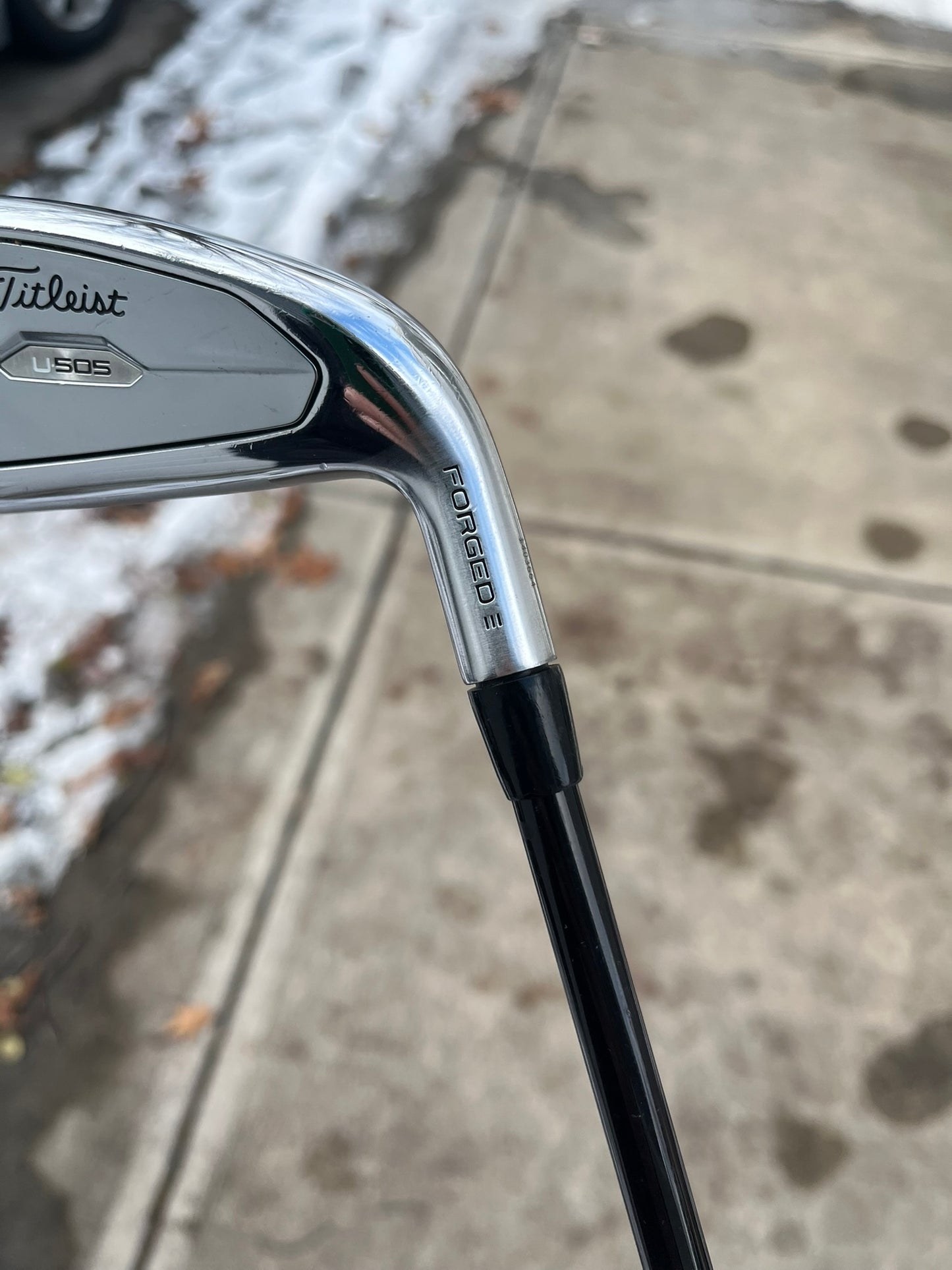 Titleist 2023 U 505 Utility 2-Iron Hzrdus 80g Extra Stiff Flex 39.75″ NICE