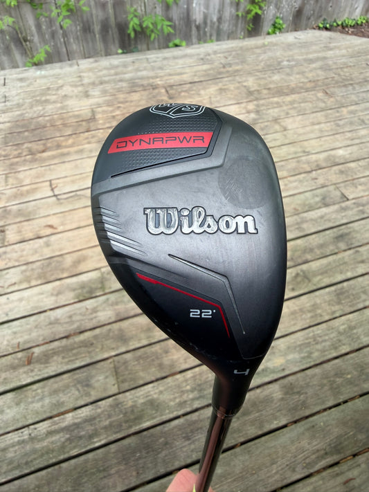 Photo of Wilson Staff Dynapwr 4 Hybrid 22° Regular Flex Hzrdus Smoke Rdx Red