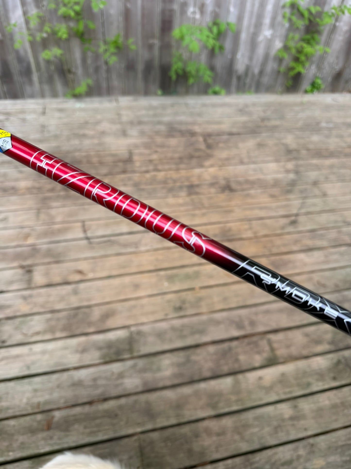Photo of Wilson Staff Dynapwr 4 Hybrid 22° Regular Flex Hzrdus Smoke Rdx Red