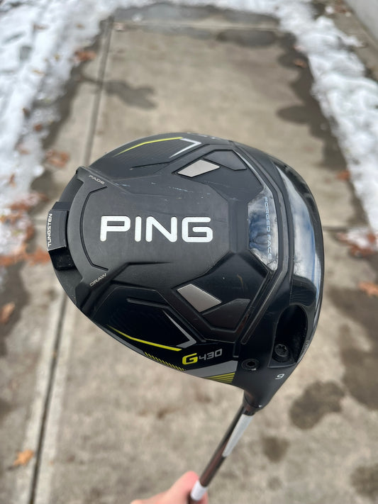 Ping G430 LST Driver 9° Hzrdus Smoke RDX Red Stiff Flex 44.75″ +HC NICE