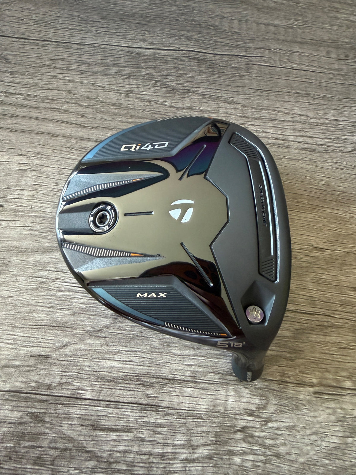 TaylorMade Qi4D Max 5-Wood 18° +HC Head Only MINT — photo 2