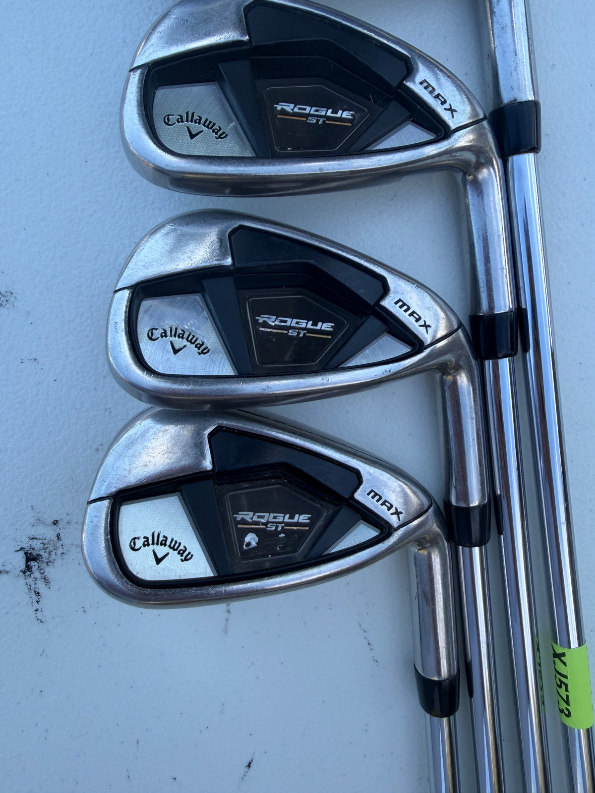 Callaway Rogue ST Max Iron Set 7-PW Project X Rifle 6.0 Stiff Flex +1/4" — photo 3