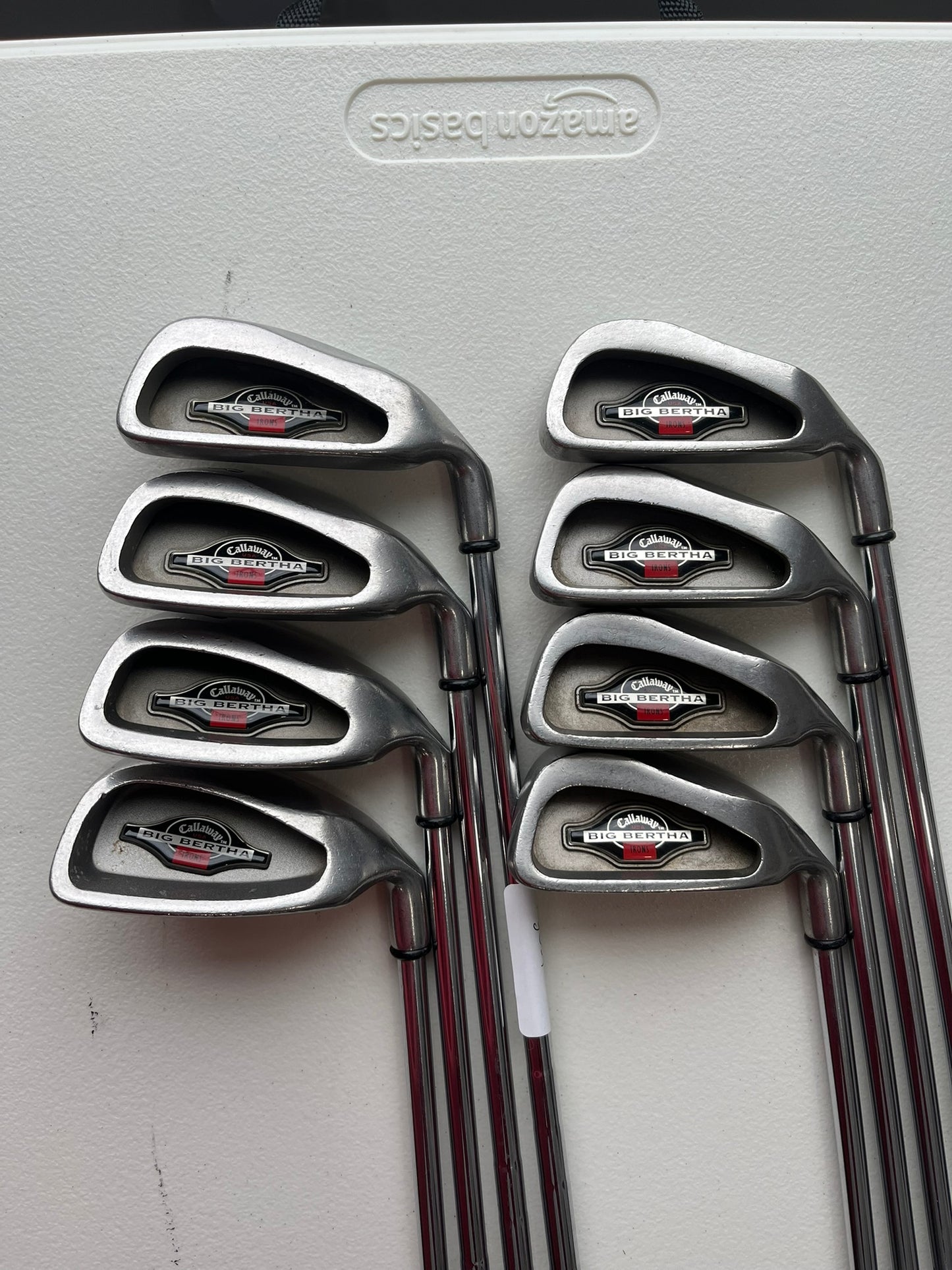 Callaway 1996 Big Bertha Iron Set 3-PW Memphis "10" Regular Flex Standard NICE