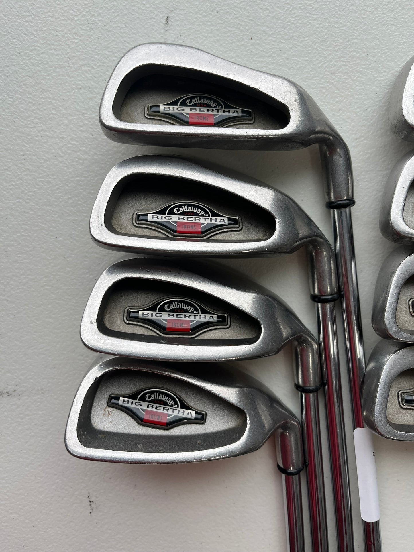 Callaway 1996 Big Bertha Iron Set 3-PW Memphis "10" Regular Flex Standard NICE