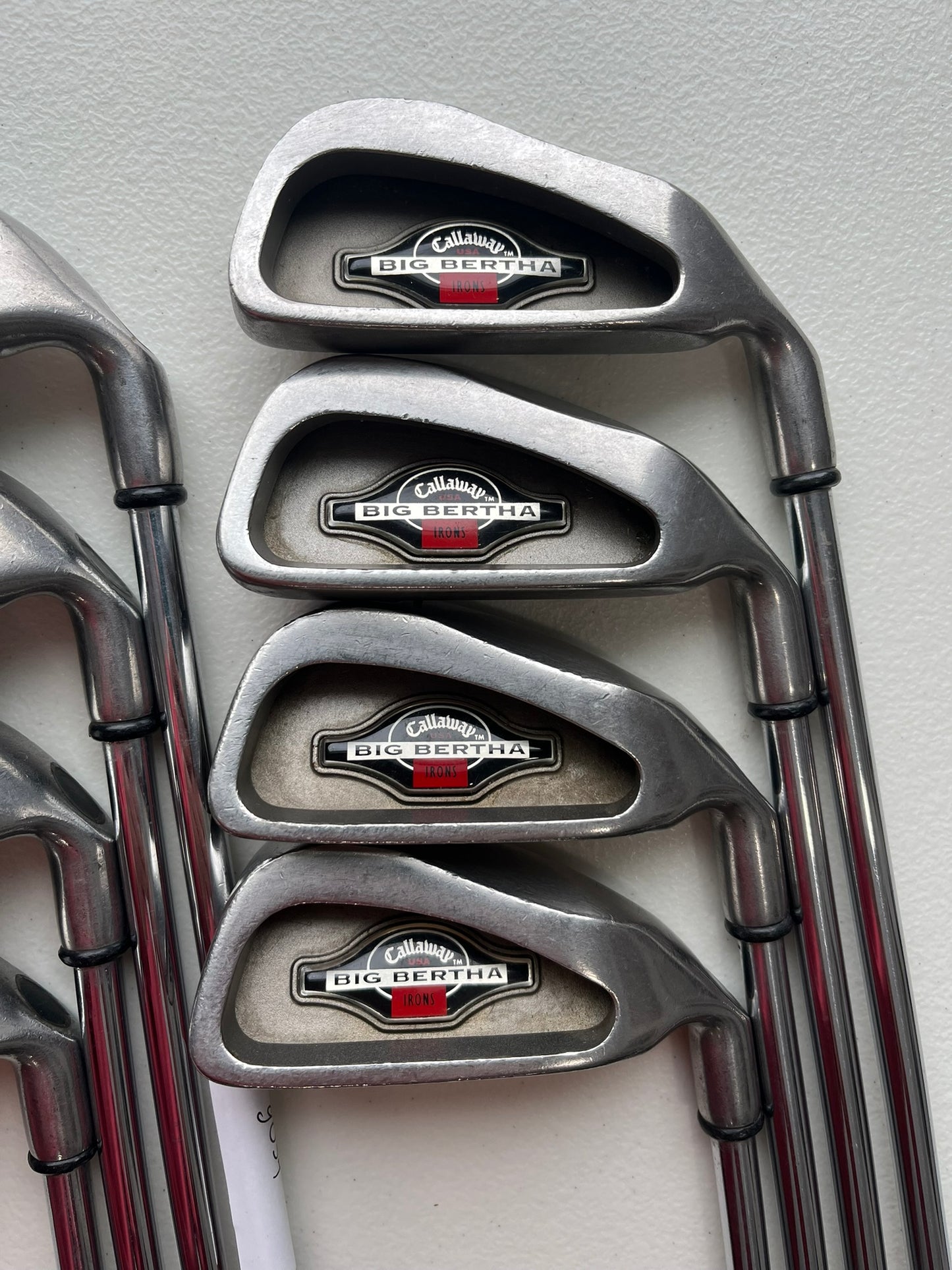 Callaway 1996 Big Bertha Iron Set 3-PW Memphis "10" Regular Flex Standard NICE