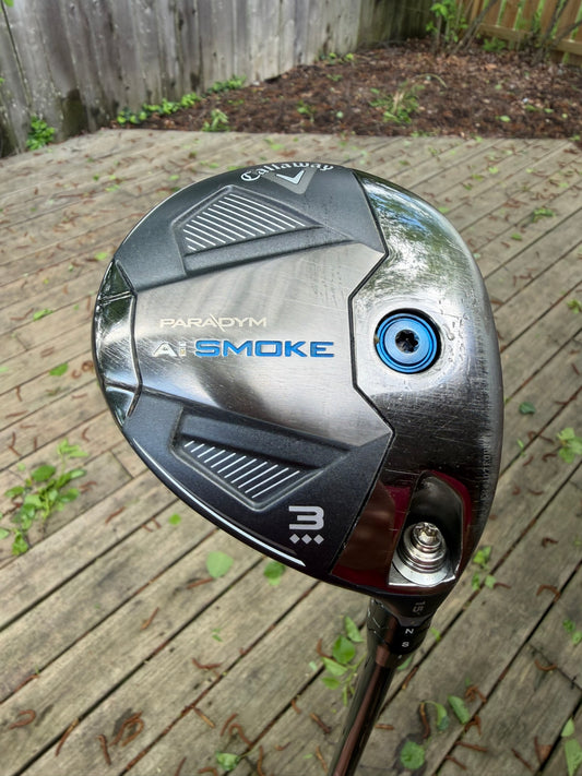 Callaway Ai Smoke Triple Diamond 3-Wood 15° Denali Extra Stiff 43″ +HC NICE