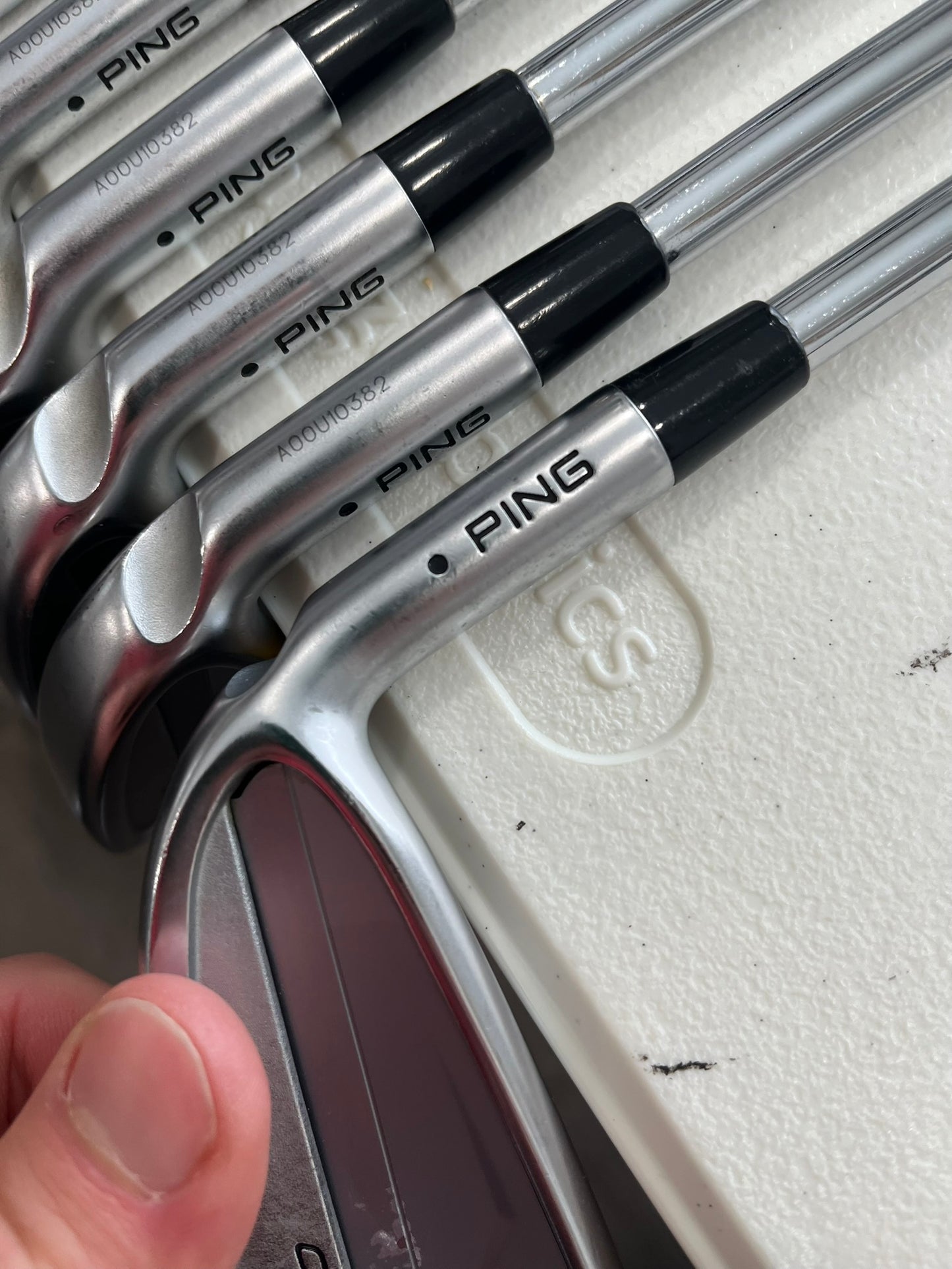 Ping i230 Iron Set 4-PW Black Dot Project X Rifle Extra Stiff Flex Standard NICE