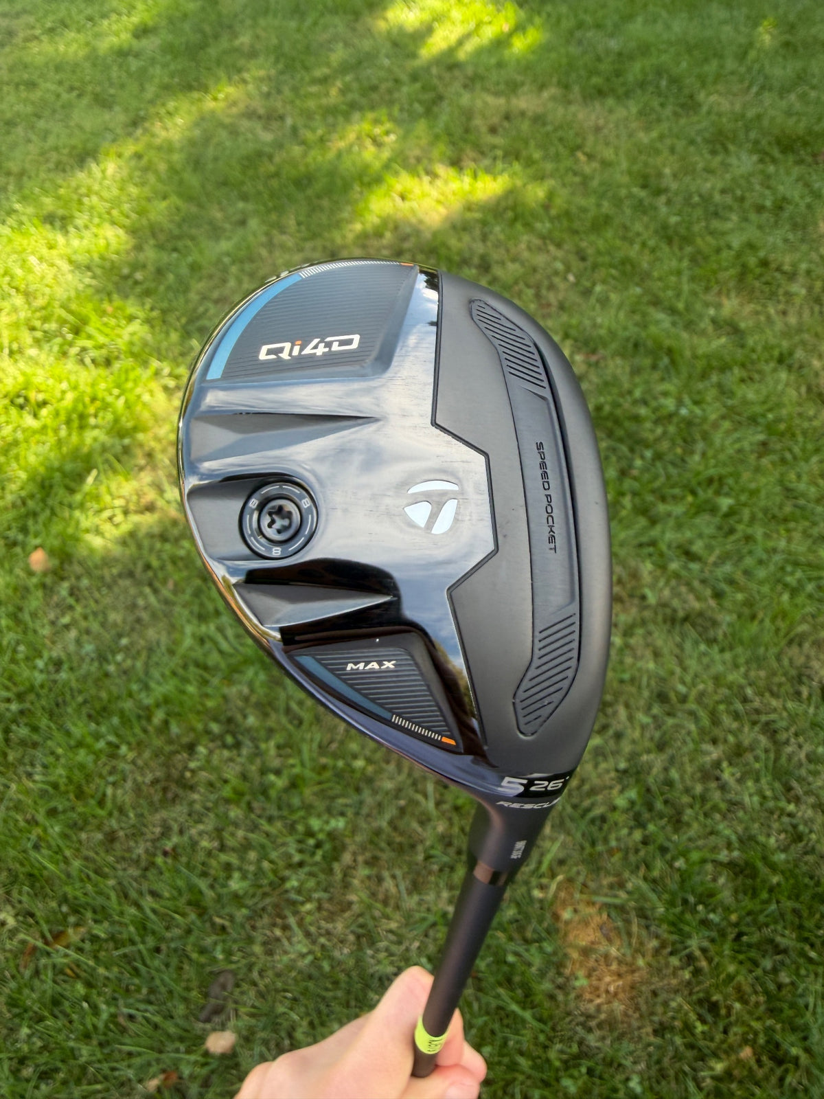 TaylorMade Qi4D Max Rescue 5 Hybrid 26° Reax 50 Regular Flex 39.5" +HC MINT