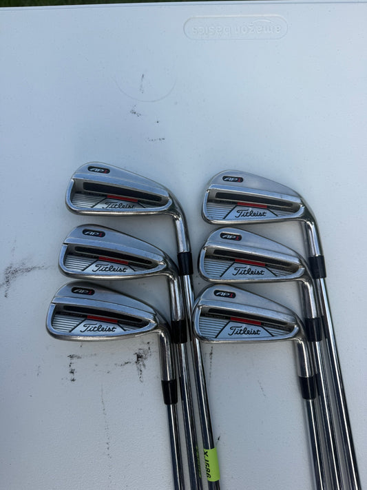 Titleist AP1 Iron Set 4-9 Project X Rifle 5.0 Regular Flex -1/4"