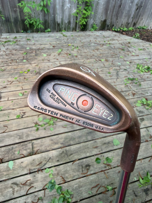 Ping Eye 2 Beryllium Copper 6-Iron Orange Dot JZ Stiff Flex 37.5″