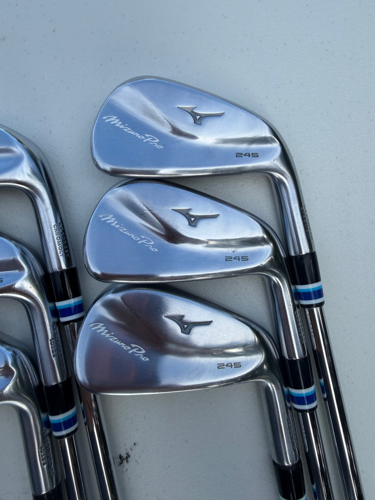 Mizuno Pro 245 Iron Set 5-PW Dynamic Gold Mid 115 Stiff Flex +1 1/4" NICE — photo 3