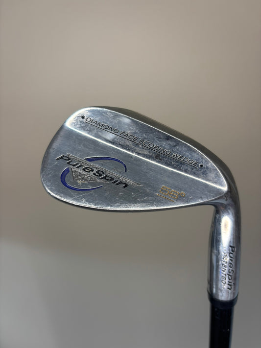 Photo of PureSpin Diamond Face Sand Wedge 56° Stiff Flex Purespin Thick Graphite